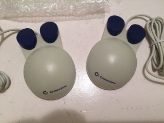 2 Commodore Vtg Computer Mouse - 2 Button Mouse - Lynx - 97p, .  Price For Two.