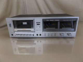 Vintage Fisher Cr - 110 Stereo Cassette Tape Deck Player Recorder Great Sound