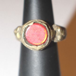 Wicca Ring Counteract Negativity Old Size 6.  5 True Wicca Worn Vintage