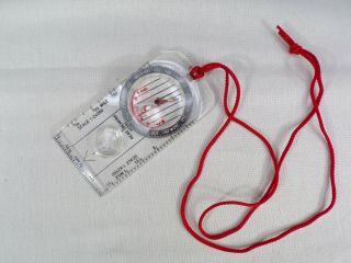 Vintage Silva Compass Acrylic Sweden Hiking Navigation Ruler Magnifier