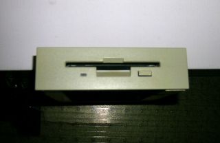 Amiga Internal 3.  5 " Floppy Drive In A 5.  25 Mounting Plate