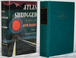 Ayn Rand,  Atlas Shrugged.  First Edition,  8th Printing,  1957.  In Fine.
