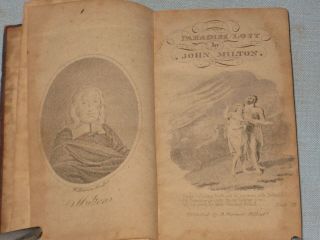 1819 Book Paradise Lost By John Milton
