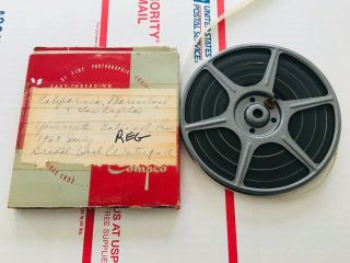 Regular 8mm Home Movie California/marineland/la/yosemite - 1963
