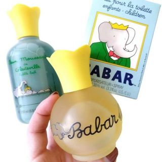 Vintage French Babar Perfume And Bubble Bath Shao Ko Paris Childrens Cologne 90s