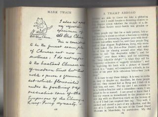 A tramp abroad the complete of mark twain vol 2 harper & bros 1921 hc 8