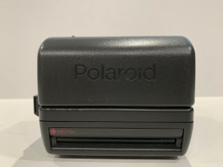 Vintage Polaroid 600 One Step Close Up Instant Film Camera with Strap Black 2