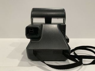 Vintage Polaroid 600 One Step Close Up Instant Film Camera with Strap Black 4