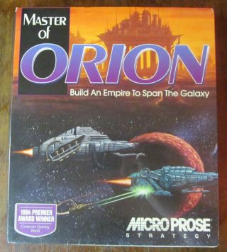 1994 Master Of Orion Pc Game Nos Microprose Ibm - Pc 386,  486
