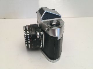 Ihagee Exa IIb 35mm film camera with standard lens. 3