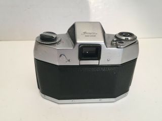 Ihagee Exa IIb 35mm film camera with standard lens. 4