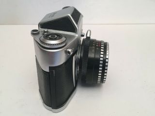 Ihagee Exa IIb 35mm film camera with standard lens. 5
