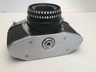 Ihagee Exa IIb 35mm film camera with standard lens. 6