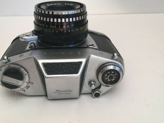 Ihagee Exa IIb 35mm film camera with standard lens. 7