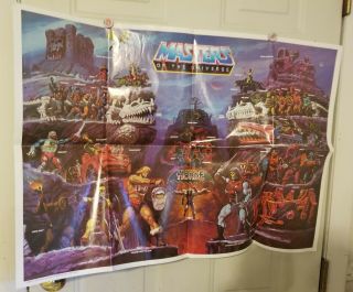 He - Man Masters Of The Universe - 23×32 Folded Poster - Evil Horde - Vintage 1985 Motu