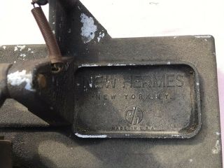 Vintage Hermes Engravograph Engraving Machine,  No Motor 4