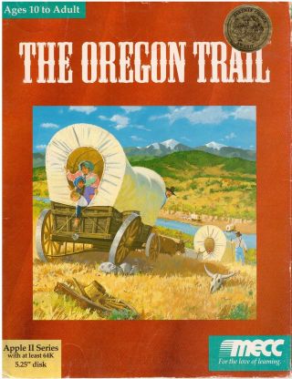 The Oregon Trail Apple II II,  IIE IIC IIGS on 3.  5 Double Density Disk 2