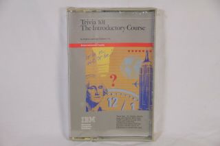 Trivia 101 The Introductory Course Ibm Pc Software For Ibm Pc & Pcjr -