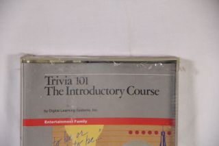 Trivia 101 The Introductory Course IBM PC SOFTWARE for IBM PC & PCJR - 2