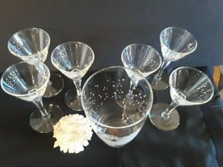 Vintage Libbey Chanticleer Rooster Cocktail Glass Set 1950s 4