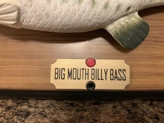 Vintage 1999 Gemmy Big Mouth Billy Bass Singing Fish - Collectible 2