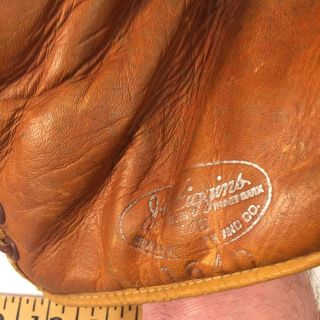 Vintage 1950 ' s JC Higgins Sears Roebuck 1640 Baseball Glove Mitt 1st Baseman LH 2