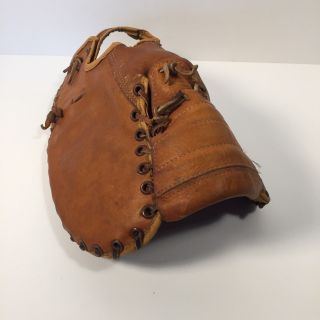 Vintage 1950 ' s JC Higgins Sears Roebuck 1640 Baseball Glove Mitt 1st Baseman LH 5