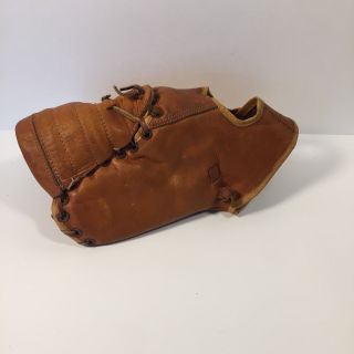 Vintage 1950 ' s JC Higgins Sears Roebuck 1640 Baseball Glove Mitt 1st Baseman LH 7