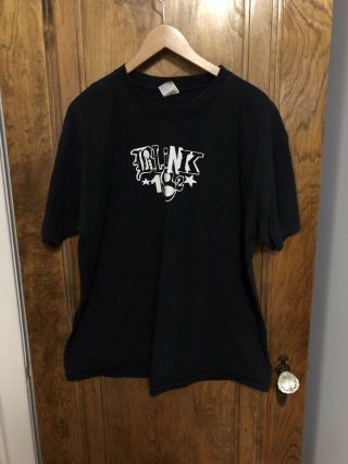 Vintage 2002 Blink 182 Pop Disaster Tour Black T - Shirt Mens Xl