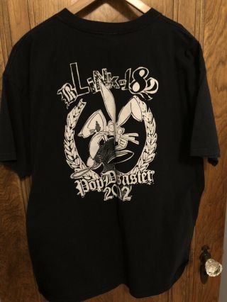 Vintage 2002 Blink 182 Pop Disaster Tour Black T - shirt Mens XL 4