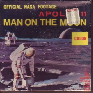 Apollo 11 Man On The Moon 8mm Film 8 Color Official Nasa Footage