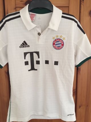 Vintage Adidas Bayern Munich Munchen Football Shirt Jersey 2013/2014 13/14 Year