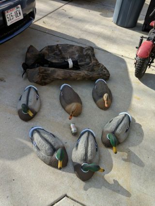 Duck Decoys, .  Includes Backpack /decoy Bag And String,  Also