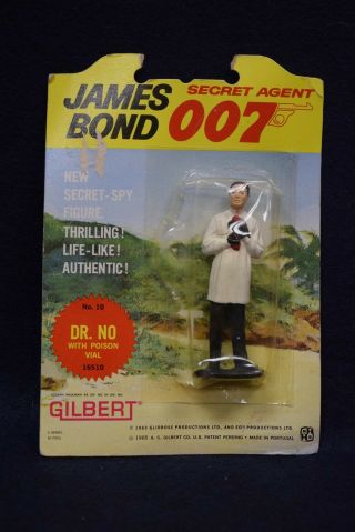 James Bond 007 Vintage 1965 Gilbert Figure - Bond Dr.  No