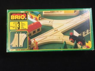 Vintage 1990 Brio Curved Swiching Track 33346