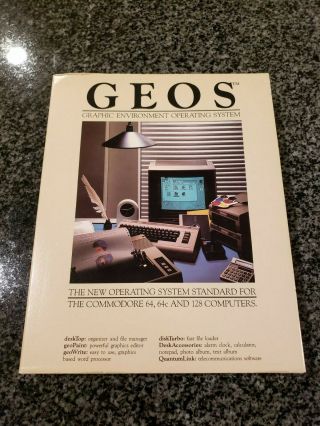 Geos By Berkely Softworks For Commodore 64 / 128,
