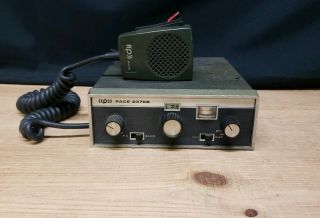 Vintage Pace Cb 2376b Mobile 2000a Transceiver Cb Radio 23 Channel W/handset.