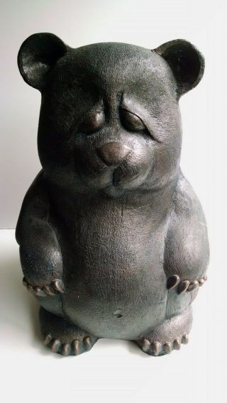 Vintage Mcm Jaru California Art Pottery Ceramic Figure Of A Bear 1977