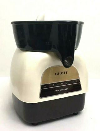 Vintage Proctor Silex Juicit Automatic Juicer Juice Maker Squeezer J101w