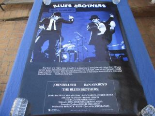 Vintage Movie Poster John Belushi The Blues Brothers Made In America