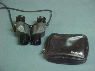 Vintage Bushnell Binoculars 10 - 7261 Custom Compact 7 x 26 Center Focus w/ Case 2