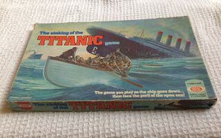 Vintage Sinking Of The Titanic Ideal Board Game 1976 No.  2003 - 2