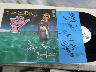 Vintage David Lee Roth Crazy From The Heat Record Vinyl 1985 Warner Brothers Ver