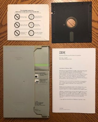 Vintage Computer Game Software IBM PC Jr Adventures in Math | 1984 5 1/4 