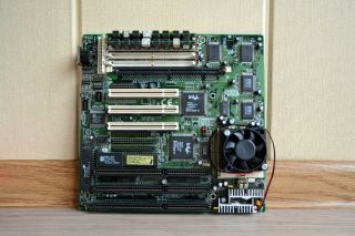 Motherboard Socket 7 At (intel I430vx),  Cpu Pentium - S 166 Mhz,  16mb Simm Ram