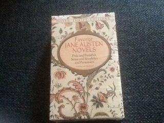 Jane Austen Novels,  Set Of 3,  Still In Plastic Wrapper