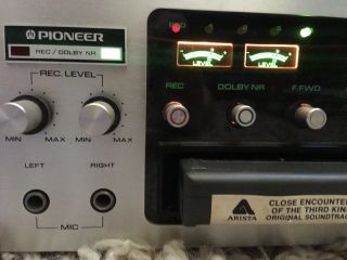 Pioneer H - R100 8 Track Tape Deck Player Recorder With Vu Meter