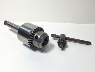 Vintage Jacobs Chuck 6a,  33 Taper,  0 - 1/2 Inch Capacity With Key