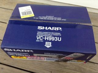Sharp Vc - H993u Vcr Open Box Vhs