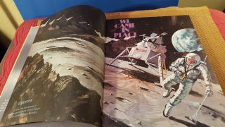Vintage We Came in Peace: The Story of Man NASA APOLLO Photos Illustrations 3